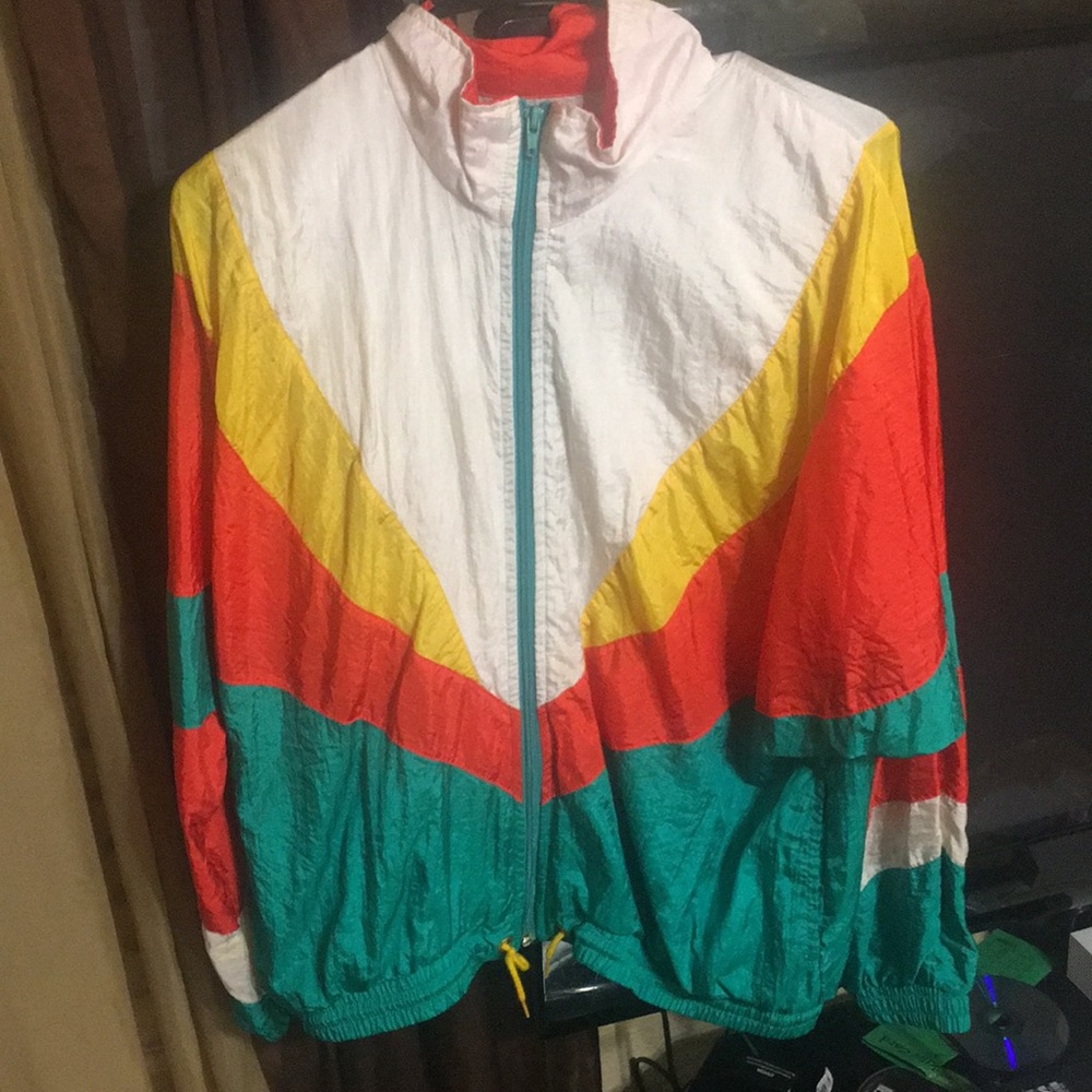 Vintage Lavon Petites Windbreaker Track Jacket